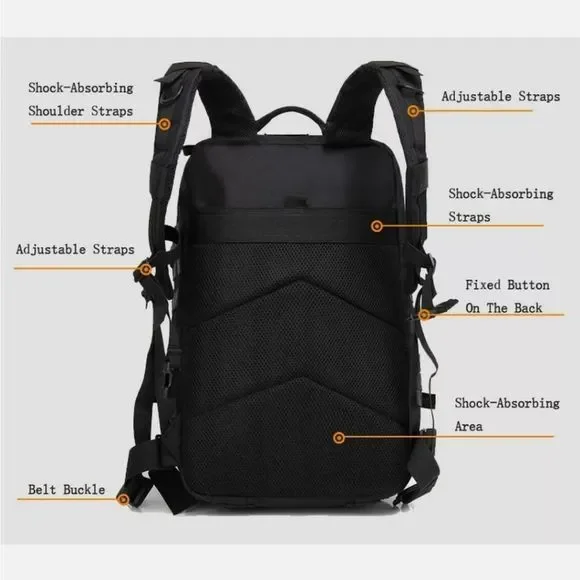 Military Tactical Backpack Large Molle System Hiking Backpacks Bags